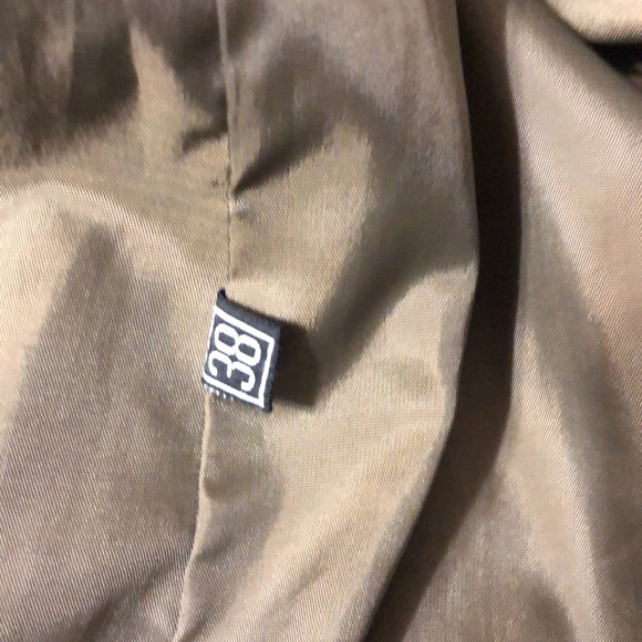 Olive green, leather, and suede jacket From Turkey Size 38 (8) - Picture 5 of 6